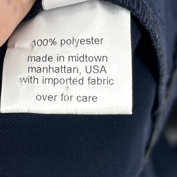 Rachel Comey Relict Mini Dress Size 4 Navy Designer Made in NYC Minimalist - Picture 10 of 11